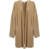 Influencer Manteau en tricot camel