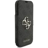 GUESS Book 4g Metal Logo Iphone 17 Pro Phone Case Noir