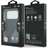 BMW M Carbon Logo Magsafe Iphone 17 Pro Phone Case Gris