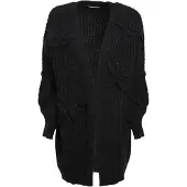 Influencer Cardigan noir