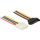 DeLOCK - Adaptateur secteur - alimentation interne 4 plots (F) pour alimentation SATA (M) - 30 cm