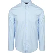 Tommy Hilfiger Core Flex Regular Fit Long Sleeve Shirt Bleu M Homme