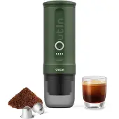 OutIn Kit de voyage machine à expresso portable forêt verte - - OTEM-01-FG-BAG - nano travel kit