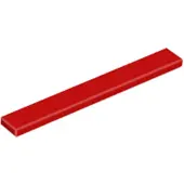 LEGO 1x8 tuiles 4162 - 250 pièces rouge