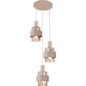Highlight Suspension 3 lumières Marrone brun sable