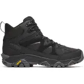 Merrell - Chaussures de randonnée hivernale imperméables en PrimaLoft&reg; - Thermo Snow Grip Mid WP Black en Cuir - Taille 42 - Noir