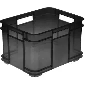Keeeper Boite de rangement stockage Euro-Box M BRUNO 35x27x22cm 16L transparent