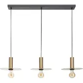 Eglo Suspension dorée 3 lumières Escandell