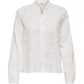 ONLY Blouses ONLCARMEN FR L/S 3D EMB SHIRT femmes - Blanc - EU M
