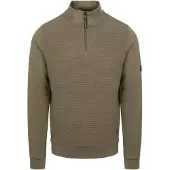 Petrol Industries M-3050-swc368 Half Zip Sweatshirt Vert M Homme