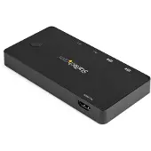 StarTech.com .com Commutateur KVM 2 ports USB C, 4K 60Hz HDMI, Compact Dual Port UHD USB Type C Desktop Mini KVM Switch with USB Cables, Bus Powered, MacBook iPad Pro ThinkPad IdeaPad EliteBook