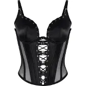 Hunkemoller Corsage 'Pina' noir
