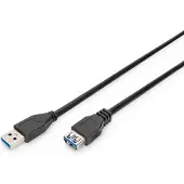 Digitus AK-300203-030-S câble USB 3 m USB 3.2 Gen 1 (3.1 Gen 1) USB A Noir
