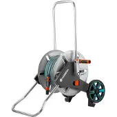 Gardena Metal Cart With Hose 25 M Argenté