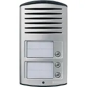 Legrand LEG 342931 Station de porte AP alu 2 fils avec 3 boutons d'appel (Filaire)