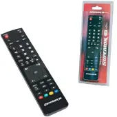 Bergner Télécommande Universelle Slim Contrôle Simplifié 1 Appareil (tv/tnt/sat/dvd) -