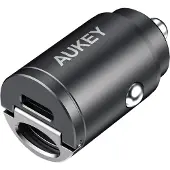 Aukey Enduro 20W USB-C PD Chargeur de voiture CC-A2