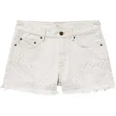 Pepe Jeans Mable Lazer Denim Shorts Blanc 26 Femme