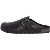 Pepe Jeans pour homme. PMS900001 Sabots en cuir Corby noir (40), Plat, Aucun, Casuel