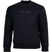 Armani Exchange pour homme. XM001284AF20934UB101 Sweat à col ras du cou marine (XL), Noir, Casuel, Coton, Manche longue