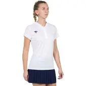 Tecnifibre Team Mesh Short Sleeve Polo Blanc L Femme