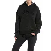 Replay W3637g.000.22672 Sweatshirt Noir 2XS Femme