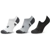Under Armour Chaussettes de sport 'Performance Tech' gris / noir / blanc