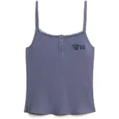 Superdry T-shirt Sans Manches Athletic Graphic Button Cami