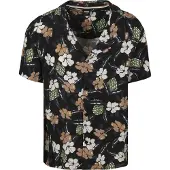 BOSS Beach 10268906 01 Short Sleeve Shirt Noir M Homme