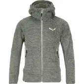 Salewa - Polaire légère zippée en Polarlite - Puez Highloft 2 Pl K Hd Jacket Shadow - Taille Enfant 116 cm - Vert
