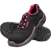 Uvex chaussures basses motion style S1 noir, rouge largeur 11 Gr. 37