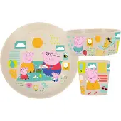 Koziol Vaisselle Koziol Bio-Circulaire Connect Peppa Pig Blanc (3 Pièces)