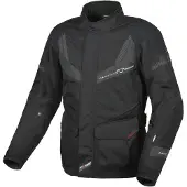Macna Veste textile imperméable pour moto Macna Rancher, noir/gris, XL