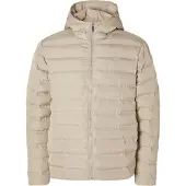 Selected Barry Quilted Hooded Jacket Pure Cashmere Beige