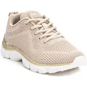 Xti pour femme. 14245203-BEIGE Baskets 142452 beige (37), Tissu, Plat, Lacets, Casuel