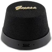 GUESS Głośnik Bluetooth Guwsc3Alsmkspeaker Stand Czarny/Black Magnetic Script Metal
