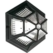 Elstead Lighting Lampe murale et plafonnière d'extérieur noire E27 60 W Parish Elstead