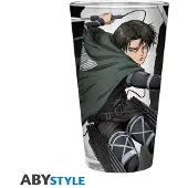 Abystyle ATTACK ON TITAN - Grand verre - Levi S4, Autres accessoires gaming, Multicolore