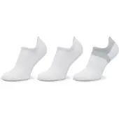 Under Armour Armourdry Run Lite No Show Socks 3 Pairs Blanc EU 31 1/2-36 1/2