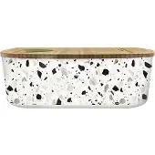 CHICMIC bioloco PLANT LUNCHBOX oval - natural terrazzo