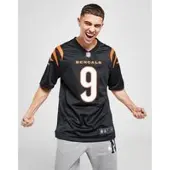 Nike Maillot NFL Cincinnati Bengals Burrow #9 Homme - Noir, Noir
