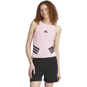 Adidas Future Icons 3 Stripes Sleeveless T-shirt Rose L Femme