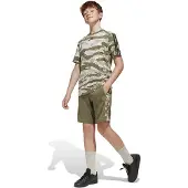 Adidas Seasonal Essentials Camo Sweat Shorts Vert 11-12 Years Enfants