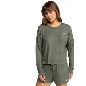 Roxy Saturdaze Cosy Sweatshirt Vert XS Femme
