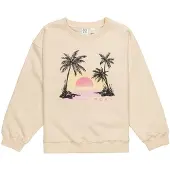 Roxy Morning Hike Terry Rg Sweatshirt Beige 14 Years Fille