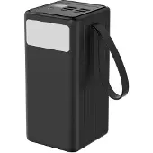 Platinet PMPB6020 60000MAH 20W PD Powerbank Schwarz (60000 mAh, 20 W), Chargeur de secours, Noir
