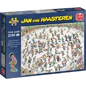 Jumbo , les puzzles hollandais Puzzle Jan Van Haasteren - Faire du Skate - 2000 pièces