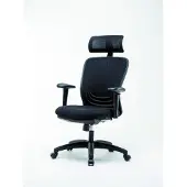 Office Products Chaise de bureau zakynthos, noir