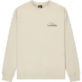 Quiksilver Basic Graphic Sweatshirt Beige M Homme
