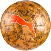 Puma Ballon De Football À Motif Cup, Accessoires, Glowing Rouge/Dusky Gris/Heat Fire, 4